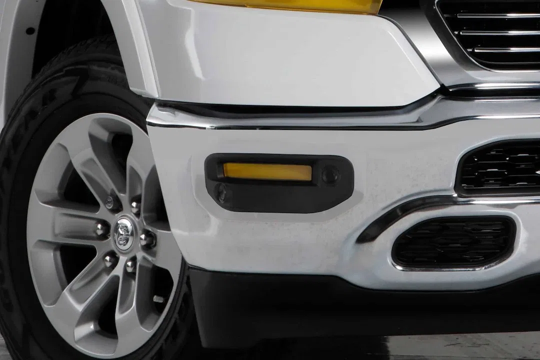 GT0768FY – GT STYLING Driving/ Fog Light Cover, Transparent Yellow Composilite With GTS Logo Set Of 2 With 3M Dual Lo...